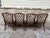 Set of 4 Vintage Diamond Lattice Backed Side Chairs For Sale - Image 4 of 10