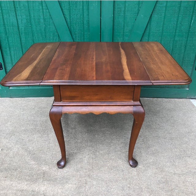 1970s Ethan Allen Drop Leaf Tables a Pair Chairish