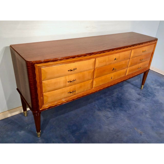 1950s Mid-Century Italian Sideboard or Chest of Drawers by Paolo Buffa, 1952 For Sale - Image 5 of 18