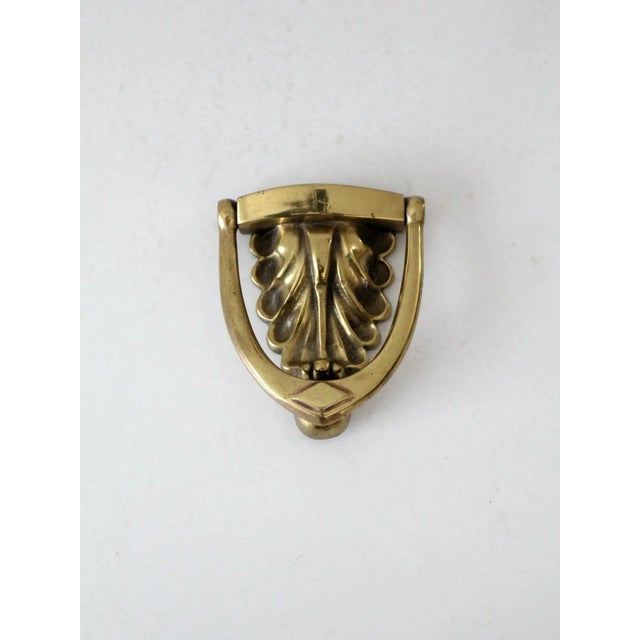 Antique Brass Door Knocker For Sale - Image 4 of 10