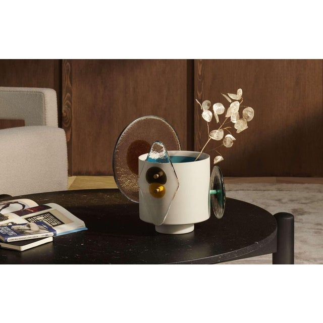 Wood Colourdisc Vase by Bethan Laura for Cassina For Sale - Image 12 of 16