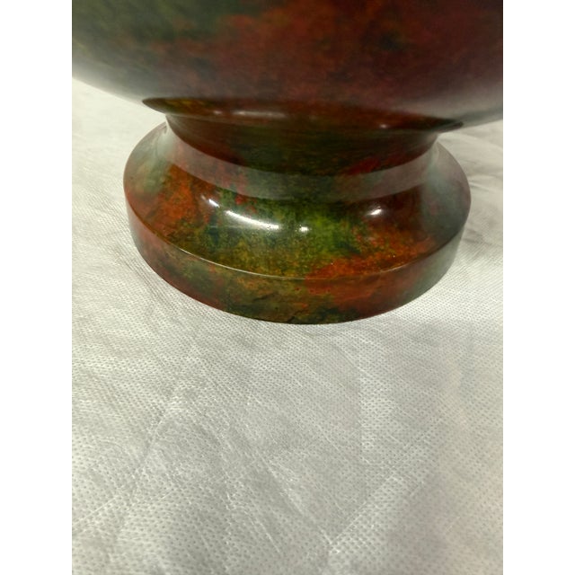 Antique Japanese Bronze Ikebana Vessel For Sale - Image 13 of 14