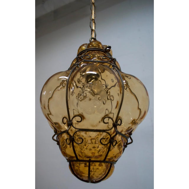 Pendant in Caged Glass by Gianni Seguso, 1960s For Sale - Image 6 of 10