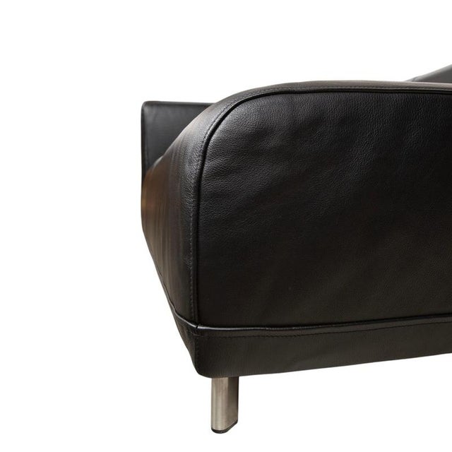 Modern Black Leather Daybed from Ligne Roset For Sale - Image 3 of 12