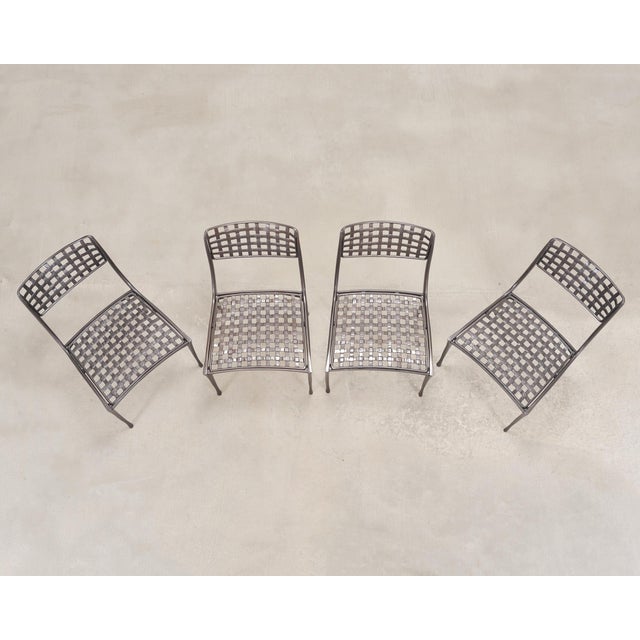 Mid-Century Modern Set of Four Dan Johnson Brown Jordan Sol Y Luna Dining Chairs For Sale - Image 3 of 18