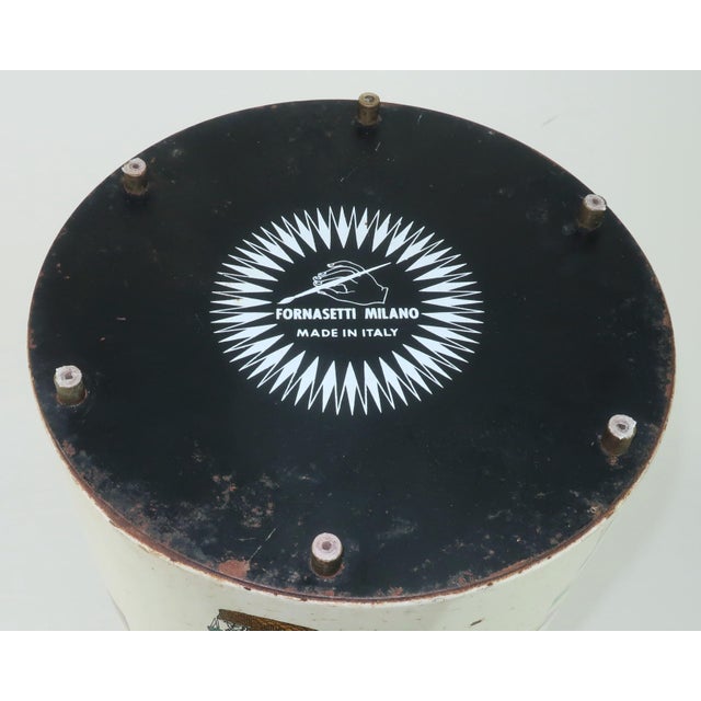 Fornasetti Italian Enameled Metal Hot Air Balloon Umbrella Stand, 1950's For Sale - Image 17 of 17