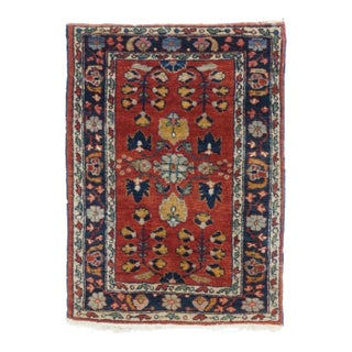 Antique Sarouk Rug 1'8'' x 2'6'' For Sale