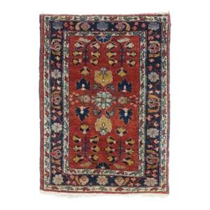 Antique Sarouk Rug 1'8'' x 2'6''