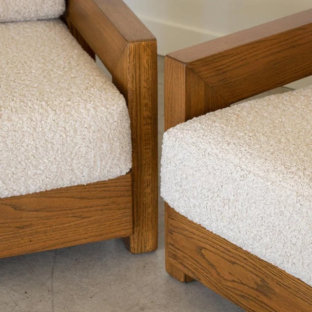 1970s Solid Wood Club Chair For Sale - Image 10 of 13