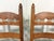 Rustic Oak Razor High Back Dining Chairs, 1960s, Set of 6 For Sale - Image 6 of 18