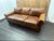 2020s Rh Original Lancaster Leather 3-Cushion Sofa – 7' Petite 38"d | Italian Brompton Cocoa | Down-Feather | Pre-Owned For Sale - Image 5 of 18