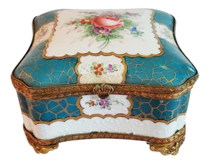 19c Samson Paris Porcelain Trinket Box