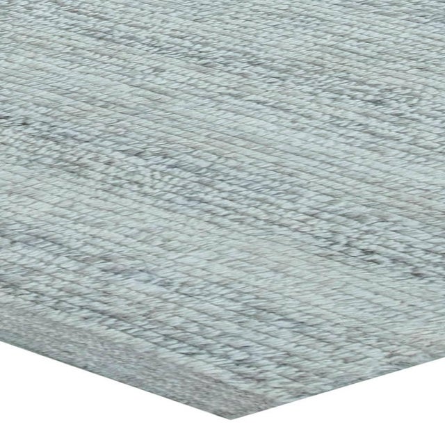 Textile Contemporary Heathered Gray Flat-weave Rug by Doris Leslie Blau For Sale - Image 7 of 7