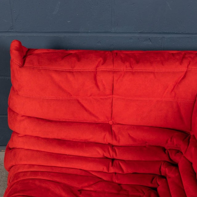 Red Togo Corner Sofa by Michel Ducaroy for Ligne Roset, France, 1973 For Sale - Image 9 of 18