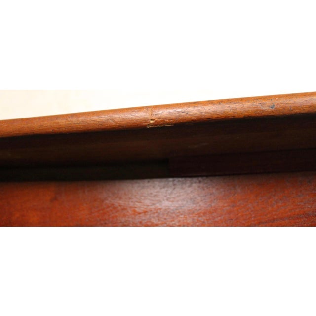 Mid-Century Modern Teak Dining Table With Pullout Leaves For Sale - Image 12 of 13