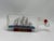 This is a beautifully detailed vintage ship-in-a-bottle depicting the Belém, a classic three-masted sailing ship. The...