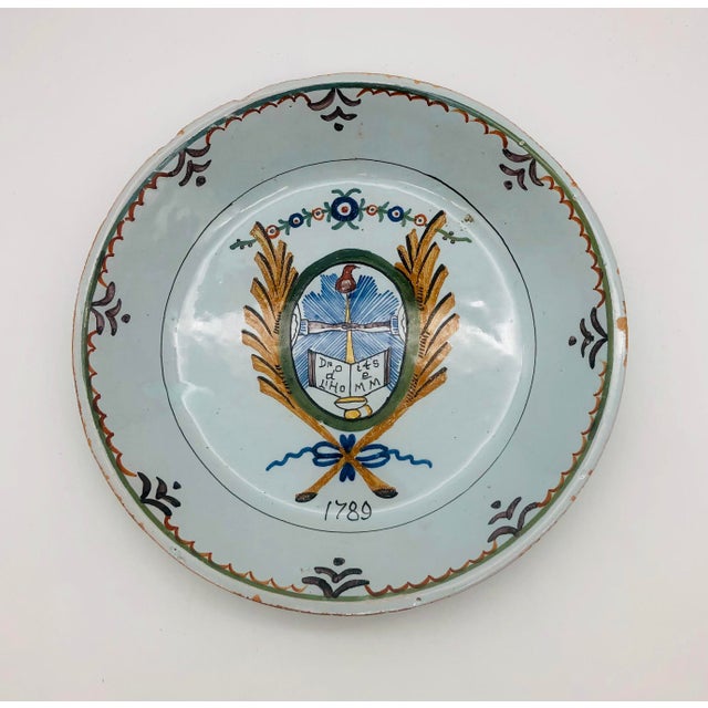 French 18th Century French Faience Dish For Sale - Image 3 of 3