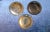 Metal Art Deco Egyptian Revival Wall Art Set of 3 Brass Plates Egypt Hieroglyphics African Ancient Civilization Decor Dark Academia Library For Sale - Image 7 of 7