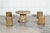 French Faux Bois Stone Garden Table and Stools, Set of 5 For Sale - Image 3 of 18