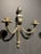 French 1920's French Empire Silver Sconces For Sale - Image 3 of 8