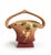 Mid-Century Modern Vintage Roseville Snowberry Pink Pottery Basket 1bk-7, Circa 1947 For Sale - Image 3 of 7