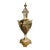 French Blue & White Porcelain Vase – Romantic Scene With Gold-Gilt Bronze Mounts For Sale