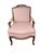 Add a touch of refined elegance to your home with this vintage French Provincial bergère armchair by the renowned...