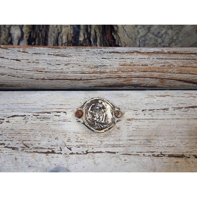 Wood Antique French Work Cabinet, 1900-1920 For Sale - Image 7 of 18