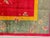Early 20th Century 1920s Red Floral Antique Chinese Art Deco Rug 9' X 11'8" Handknotted Wool Carpet For Sale - Image 5 of 7