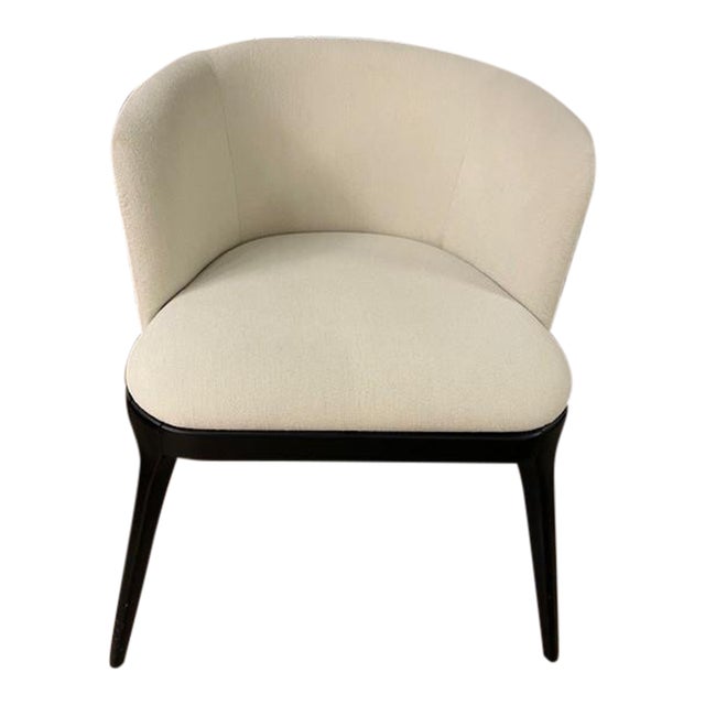 Contemporary Upholstered Lounge Chair For Sale