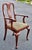 Late 20th Century Set of Six Henkel Harris Solid Wild Black Cherry Queen Anne Style Dining Chairs For Sale - Image 15 of 18