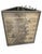 Antique French Embossed 3 Way Vanity Mirror For Sale - Image 11 of 14