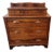Antique Victorian Dresser Chest Mahogany 5 Drawers For Sale