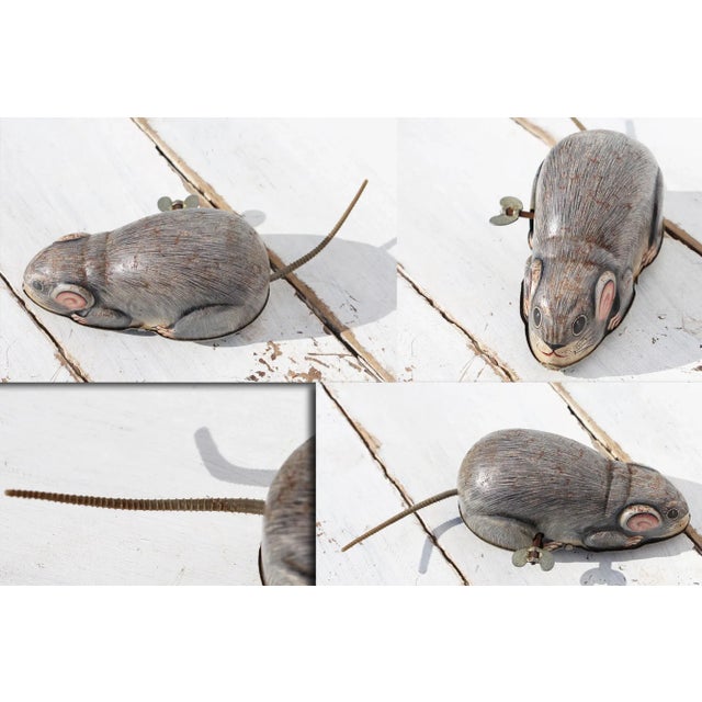 Set of Two 1950s Wind-Up, Clockwork Toys, Acrobat Monkey and Wonder Mouse, Japan For Sale - Image 10 of 13