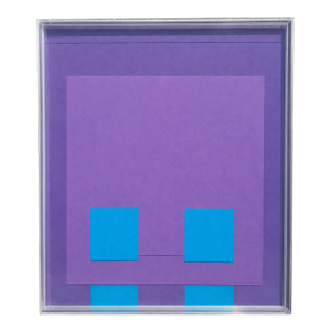 1960s Robyn Denny Color Box 1 Magenta Purple Limited Edition Mixed Media Screenprint 56/75