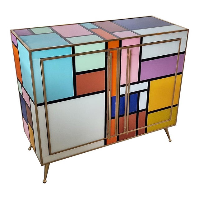 Illuminated Two-Door Sideboard, 1980s For Sale - Image 3 of 11