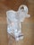 Beautiful opaque frosted crystal Lalique elephant paperweight, no scratches, scuffs or blemishes