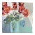 Framed Original Contemporary Floral Still Life Oil Painting on Canvas For Sale