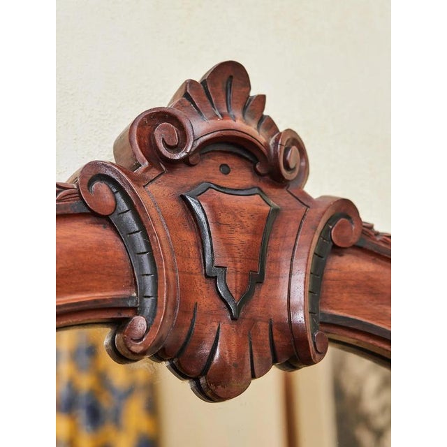 Mirror with Wooden Frame by Ludvík Filip For Sale - Image 4 of 7
