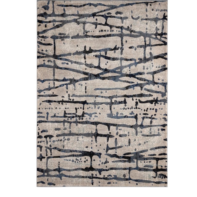 Momeni Logan Abella Grey 3'11" X 5'7" Area Rug For Sale