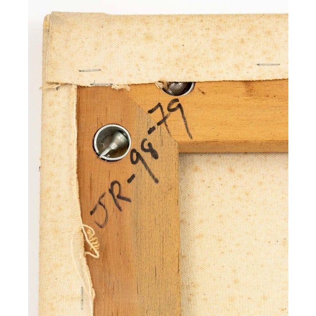 Textile Jack Roth "Cornering 17" Acrylic on Canvas, 1979 For Sale - Image 7 of 8