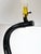 Mid Century S Curved Rattan Floor Lamp For Sale - Image 9 of 11