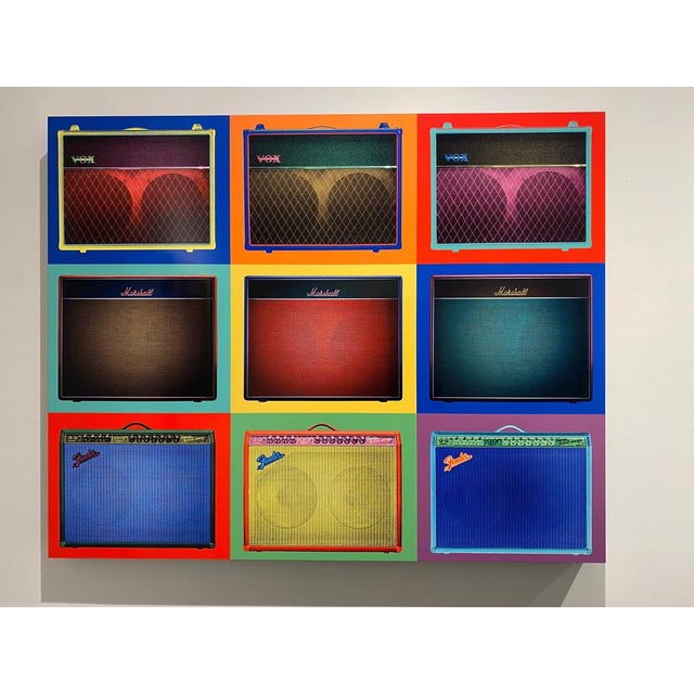 "Mixed Amps" Dye sublimation on aluminium, flush mounted 32 x 40 inches / 81 x 102 cm Mixed Amps from Scott McDermott’s...