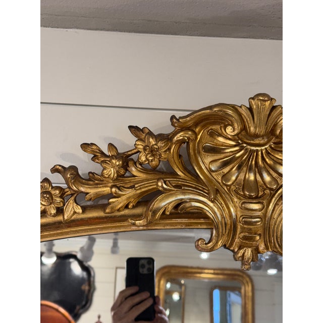 19th Century French Louis XV Style Mirror For Sale - Image 13 of 15