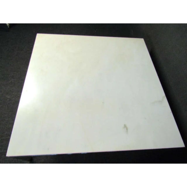 Mid-Century Modern Marble Top Coffee Table by Milo Baughman For Sale - Image 3 of 6