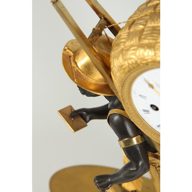 Early 19th Century Early 19th Century French Mantel Clock, 1810s For Sale - Image 5 of 13