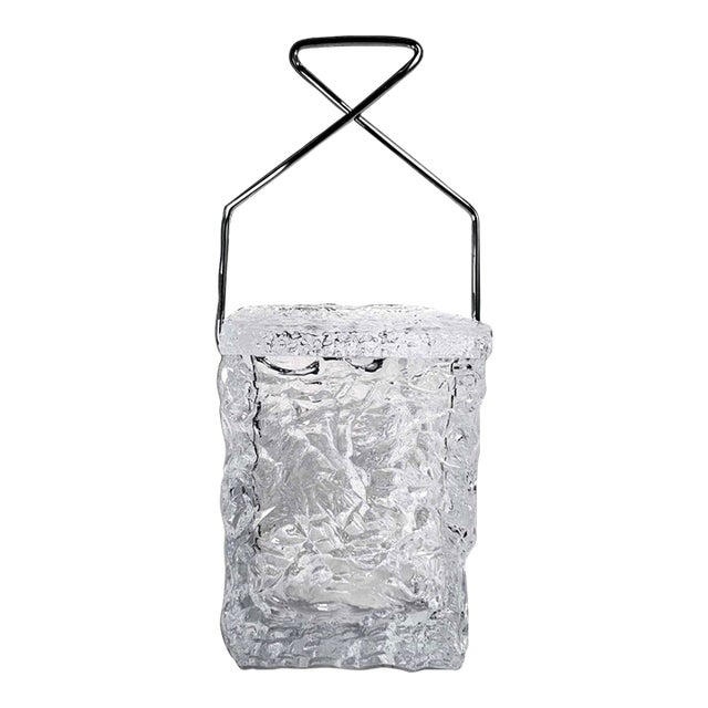 Grainware Carlisle "Block of Ice" Lucite Ice Bucket For Sale