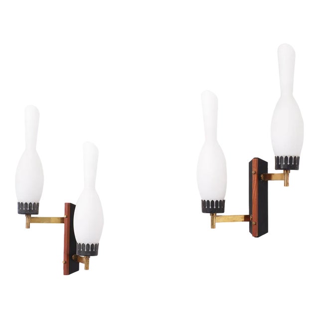 Italian Wall Lights, 1958, Set of 2 For Sale