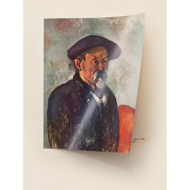 The School of Paris 1950s Paul Cezanne "Self-Portrait With Beret" First Edition Photogravure For Sale - Image 3 of 7