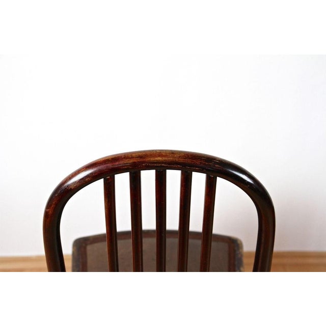 Set of Art Nouveau 1st Edition Thonet Chairs attributed to Josef Hoffmann, 1906 For Sale - Image 12 of 18